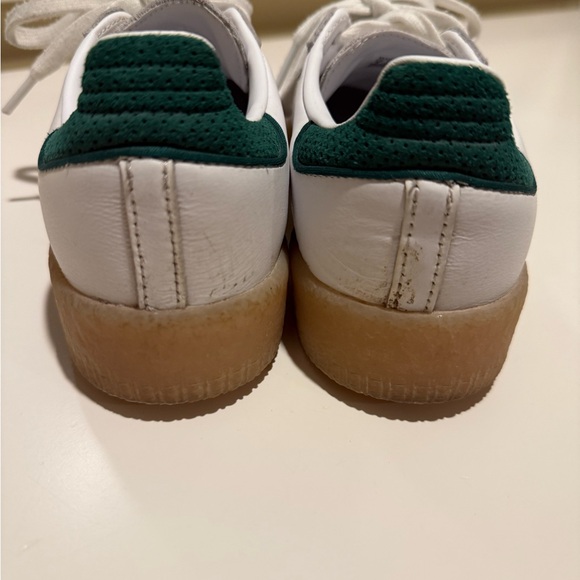 Adidas White and Green Samba Sambae Size 6 Women - Picture 5 of 9